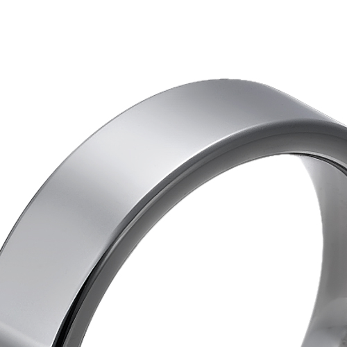 Tungsten wedding bands - polished delicate tungsten ring - 6mm