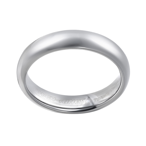 Tungsten wedding bands - delicate polished tungsten ring - 5mm