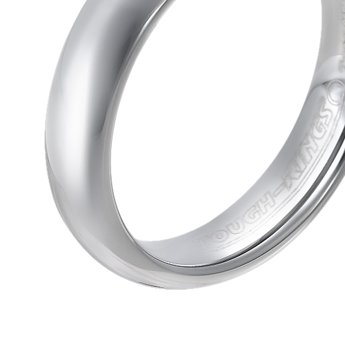 Tungsten wedding bands - delicate polished tungsten ring - 5mm
